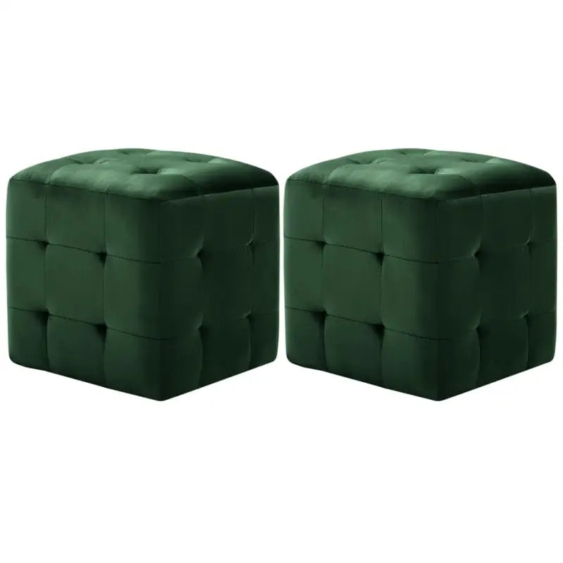 Houten frame nachtkastje met levering bevat en retro stijl - Groen / 2 - Nachtkastjes