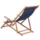 Houten frame tuinstoel voor tuin strand en camping - Tuinstoelen