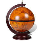 Houten Globebar met draaibare bar voor wijn en drankopslag - Wijnkasten & drankkasten