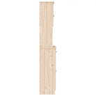 Houten hoge kast van massief grenenhout met houten knoppen - Dressoirs & buffetkasten