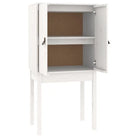 Houten hoge kast van massief grenenhout met rustiek ontwerp - Dressoirs & buffetkasten