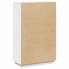 Houten hoge kast van massief grenenhout met rustieke uitstraling - Dressoirs & buffetkasten