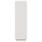 Houten hoge kast van massief grenenhout met rustieke uitstraling - Dressoirs & buffetkasten