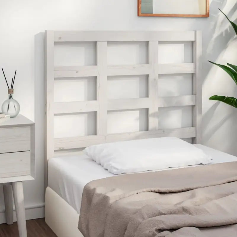 Houten hoofdbord van massief grenenhout met trendy design - Hoofdborden en voetborden