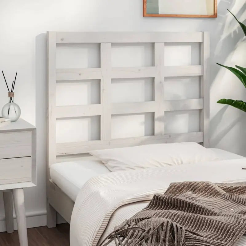 Houten hoofdbord van massief grenenhout met trendy design - Hoofdborden en voetborden