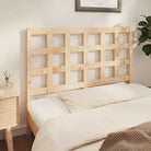 Houten hoofdbord van massief grenenhout met trendy design - Naturel / 140.5 x 100 cm / 1 - Hoofdborden en voetborden