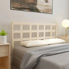 Houten hoofdbord van massief grenenhout met trendy design - Naturel / 156 x 100 cm / 1 - Hoofdborden en voetborden