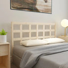 Houten hoofdbord van massief grenenhout met trendy design - Naturel / 165.5 x 100 cm / 1 - Hoofdborden en voetborden