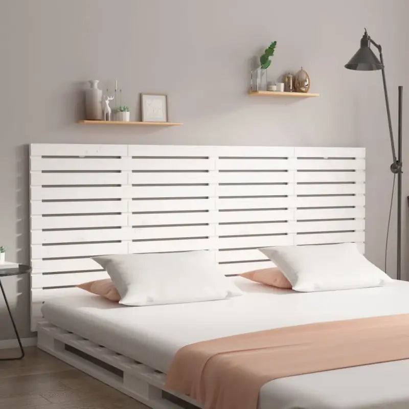 Houten hoofdborden en voetborden van massief grenenhout voor slaapkamer - Wit / 186 x 91.5 cm / 1 - Hoofdborden