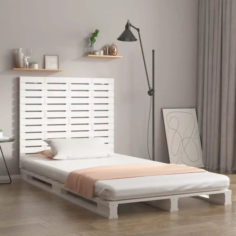 Houten hoofdborden en voetborden van massief grenenhout voor slaapkamer - Wit / 96 x 91.5 cm / 1 - Hoofdborden