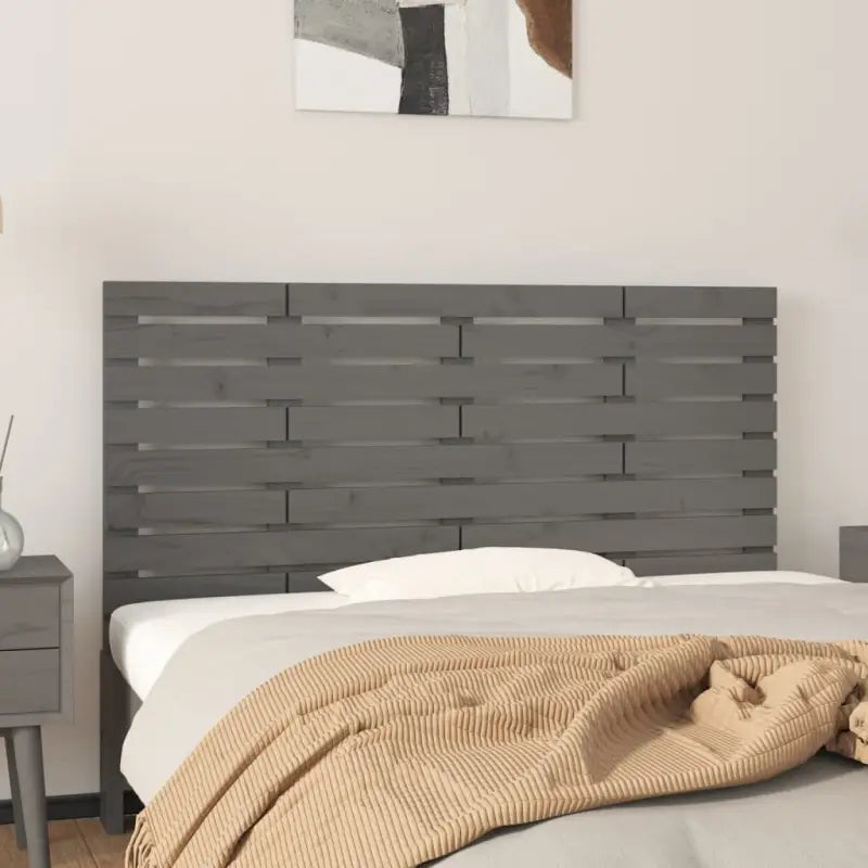 Houten hoofdborden en voetborden van massief grenenhout voor slaapkamer - Grijs / 156 x 63 cm / 1 - Hoofdborden