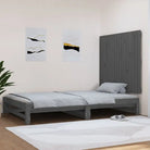 Houten hoofdborden en voetborden van massief grenenhout - Grijs / 108 x 90 cm / 1 - Hoofdborden en voetborden