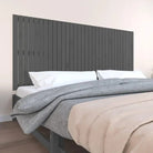 Houten hoofdborden en voetborden van massief grenenhout - Grijs / 204 x 90 cm / 1 - Hoofdborden en voetborden