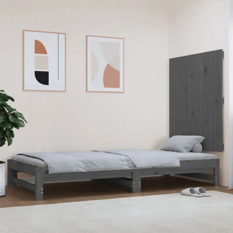 Houten hoofdborden en voetborden van massief grenenhout - Grijs / 82.5 x 90 cm / 1 - Hoofdborden en voetborden
