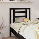 Houten hoofdborden en voetborden van massief grenenhout voor elke slaapkamer - Zwart / 81 x 100 cm / 1 - Hoofdborden