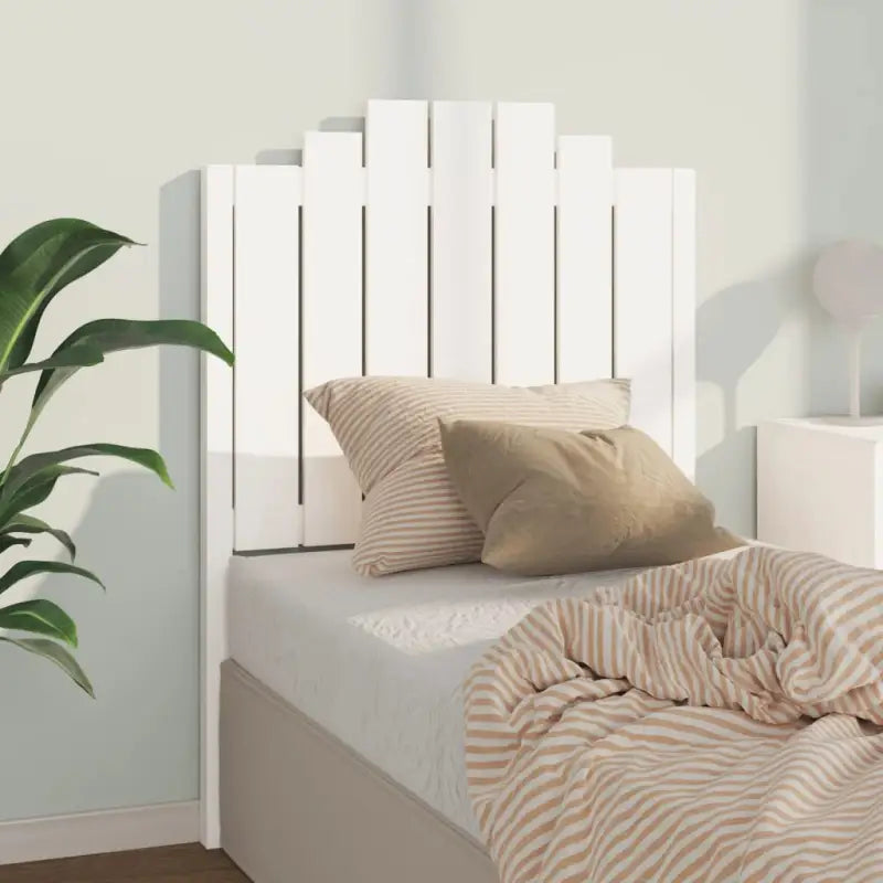 Houten hoofdborden en voetborden van massief grenenhout voor elke slaapkamer - Wit / 81 x 110 cm / 1 - Hoofdborden