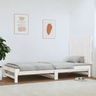 Houten hoofdborden en voetborden van massief grenenhout - Wit / 82.5 x 60 cm / 1 - Hoofdborden en voetborden