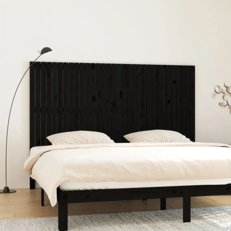 Houten hoofdborden en voetborden van massief grenenhout - Zwart / 204 x 110 cm / 1 - Hoofdborden en voetborden