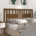 Houten hoofdeind van massief grenenhout met trendy ontwerp - Honingbruin / 166 x 100 cm / 1 - Hoofdborden en voetborden