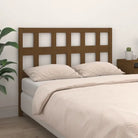 Houten hoofdeinde van massief grenenhout met trendy ontwerp - Honingbruin / 125.5 x 100 cm / 1 - Hoofdborden