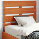 Houten hoofdeinde van massief grenenhout voor een stijlvolle slaapkamer - Wasbruin / 90.5 x 80 cm / 1 - Hoofdborden