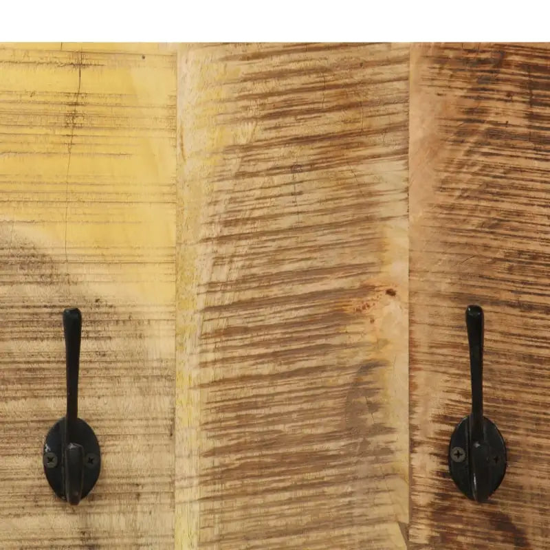 Houten kapstok set van massief mangohout met levering bevat - Kapstokken
