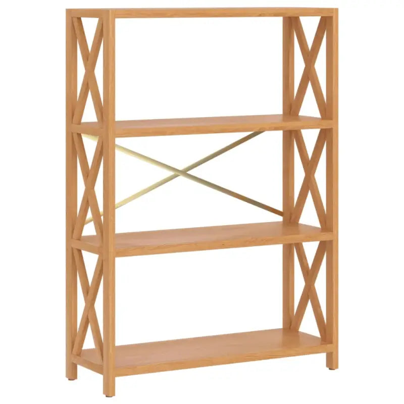 Houten kastje van massief eikenhout voor opbergruimte en woonstijl - Boekenkasten