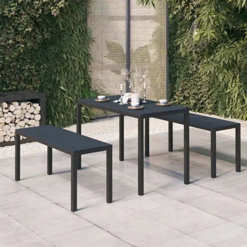 Houten kunststof tuinset voor binnen en buiten gebruik - Tuinsets