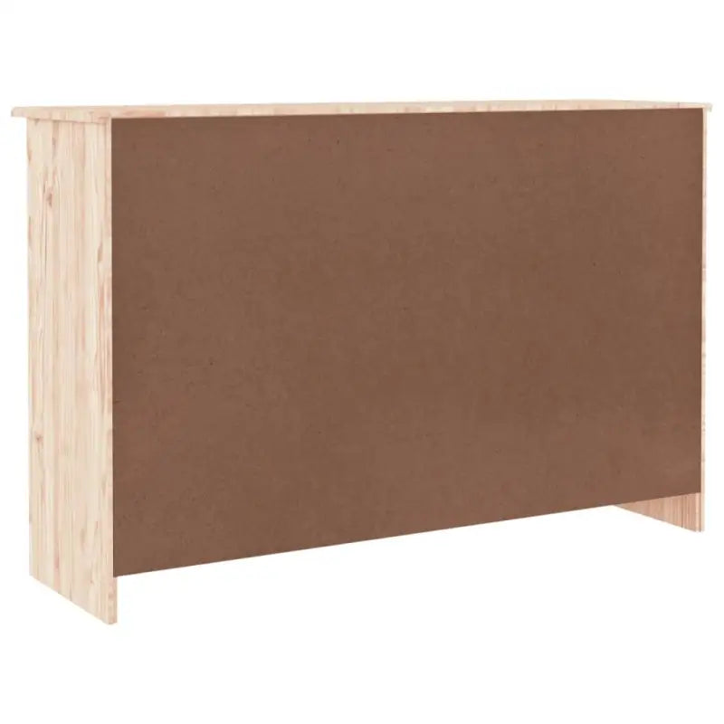 Houten ladekast van massief grenenhout met afmetingen kleine en grote lade - Commodes & ladekasten