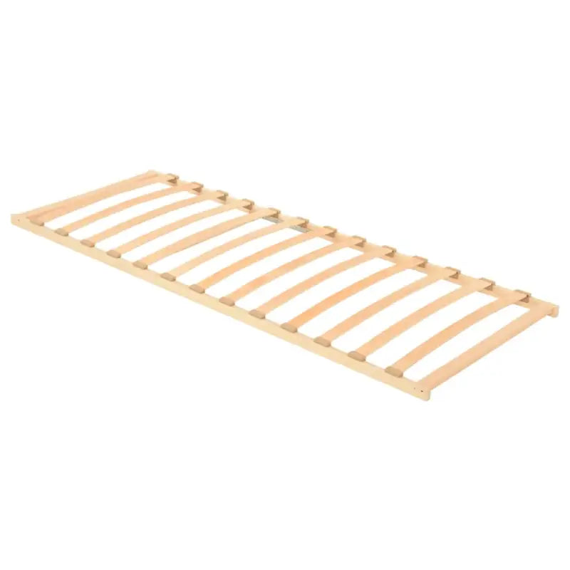 Houten lattenbodem met sbs-rubberen doppen voor duurzame slaapcomfort - 70 x 200 cm / Vast - Bedden & bedframes