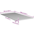 Houten lattenbodem van massief grenenhout met ademend vermogen - Bedden & bedframes