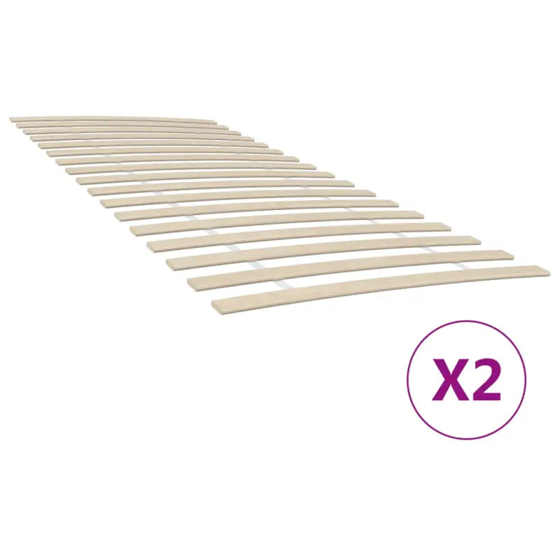 Houten lattenbodem van massief populierenhout met levering bevat - 180 x 200 cm - Bedden & bedframes