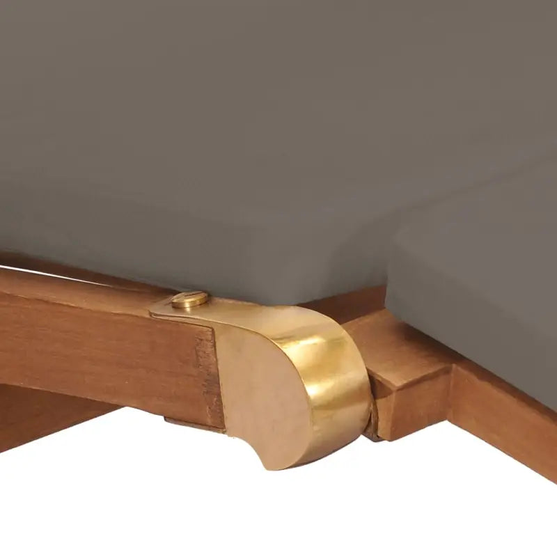 Houten ligstoel met fijn geschuurd afneembare voetensteun - Ligstoelen