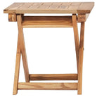 Houten ligstoelen met afneembare voetensteun en fijn geschuurd hard teakhout - Ligstoelen