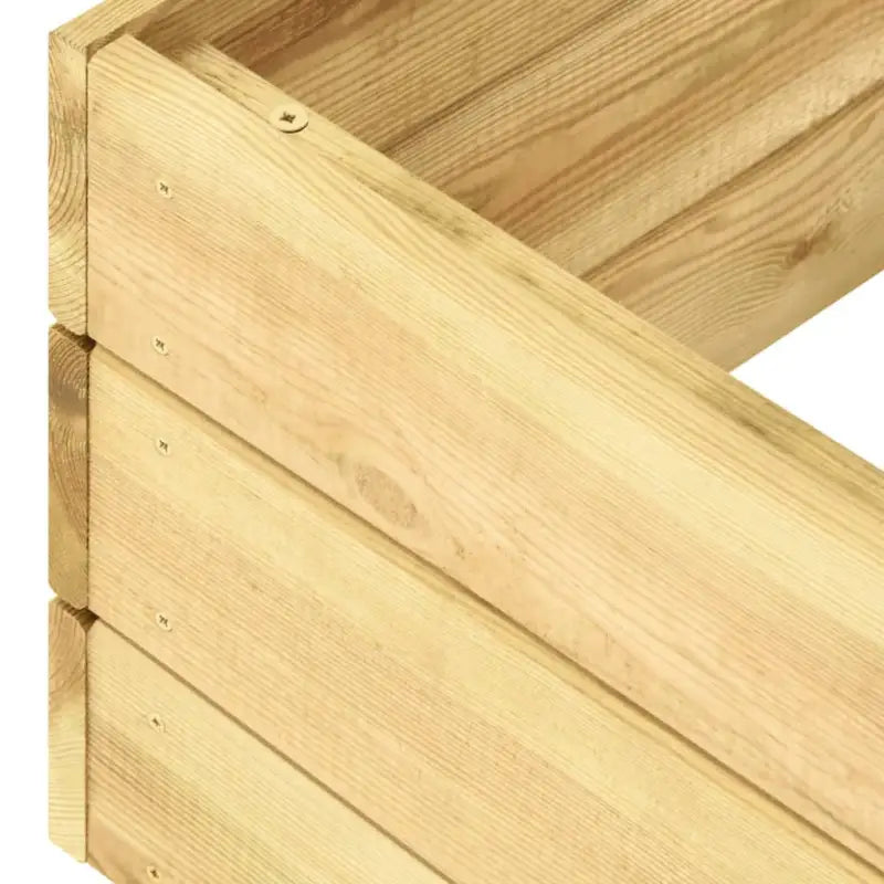 Houten loungebed voor tuin of terras met rustieke charme - 1 / Met tafel - Ligstoelen