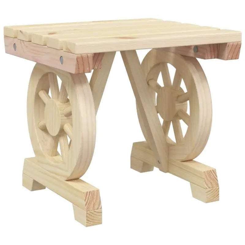 Houten loungeset Adirondack met massief vurenhout en afmetingen - Naturel / Stoel - Tuinsets