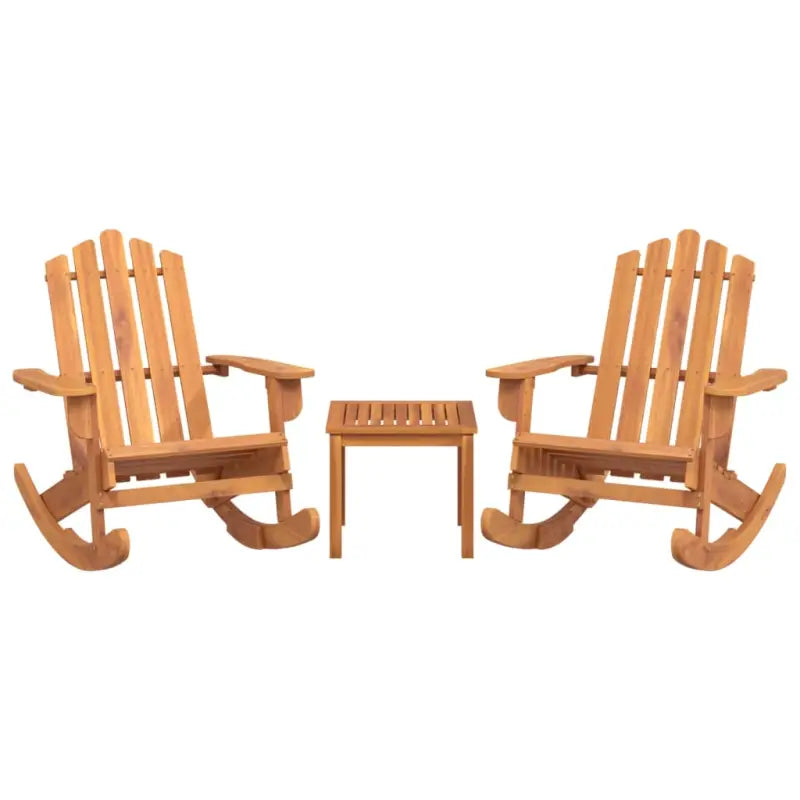 Houten loungeset in Adirondack stijl van massief acaciahout - Tuinsets