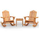Houten loungeset in Adirondack stijl van massief acaciahout - Tuinsets