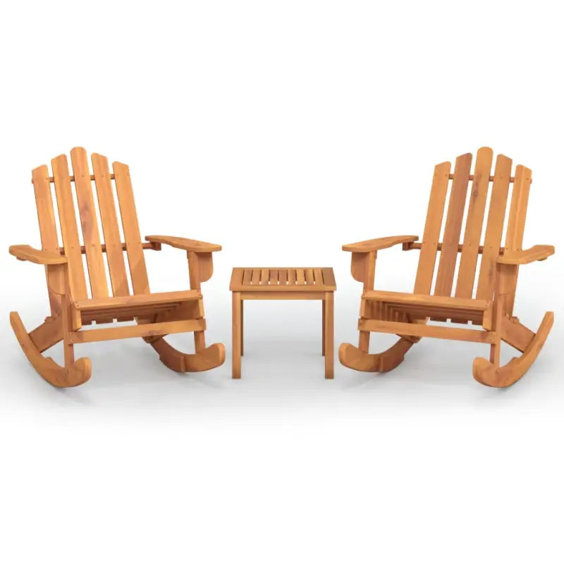 Houten loungeset in Adirondack stijl van massief acaciahout - Tuinsets