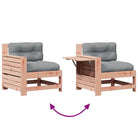 Houten loungeset in massief douglashout met modulair ontwerp - Tuinsets