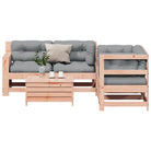 Houten loungeset in massief douglashout met modulair ontwerp - Tuinsets