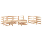 Houten loungeset in massief grenenhout voor je tuin of terras - Tuinsets