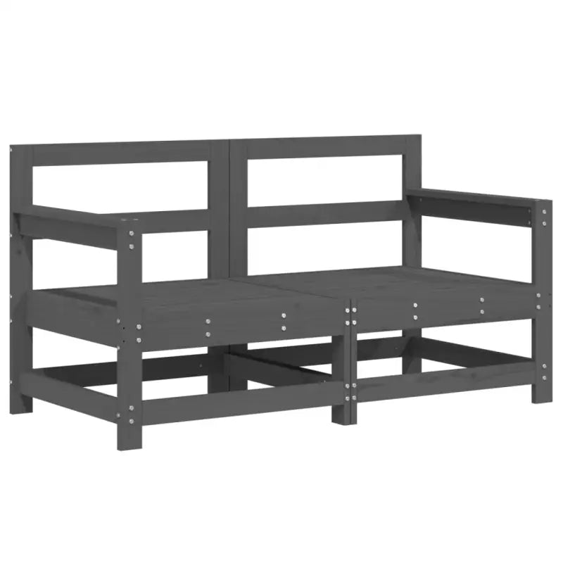 Houten loungeset in massief grenenhout voor tuin en terras - Tuinsets
