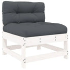 Houten loungeset met massief grenenhout en comfortabele kussens - Tuinsets