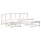 Houten loungeset met massief grenenhout en comfortabele kussens - Tuinsets