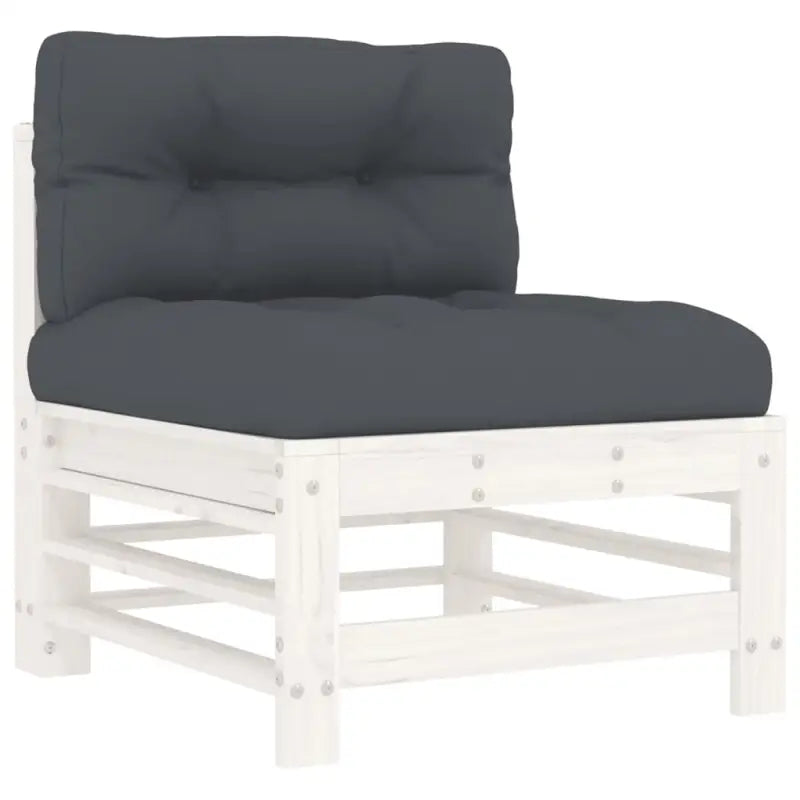 Houten loungeset met massief grenenhout en comfortabele kussens - Tuinsets