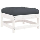 Houten loungeset met massief grenenhout en comfortabele kussens - Tuinsets