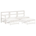 Houten loungeset met massief grenenhout en comfortabele kussens - Tuinsets