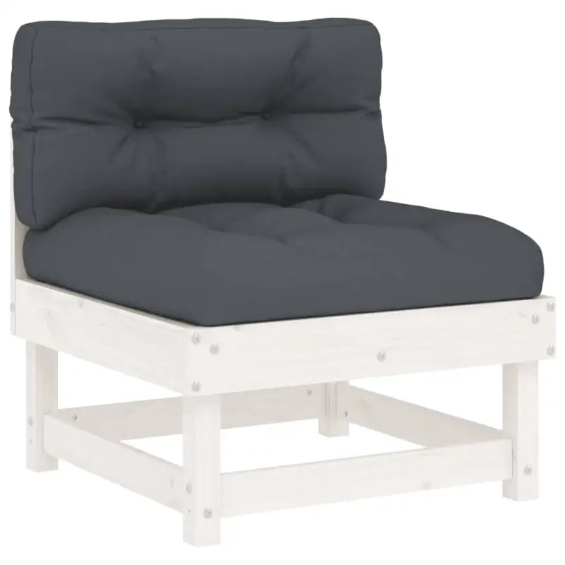 Houten loungeset met massief grenenhout en comfortabele kussens - Tuinsets