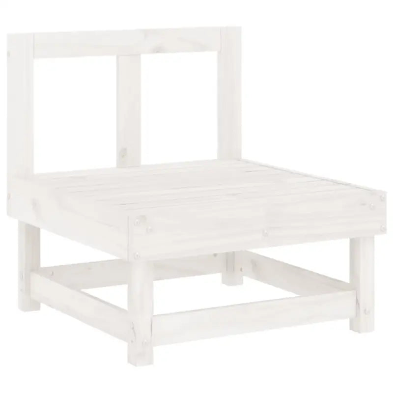 Houten loungeset met massief Grenenhout en voetenbank of salontafel - Tuinsets